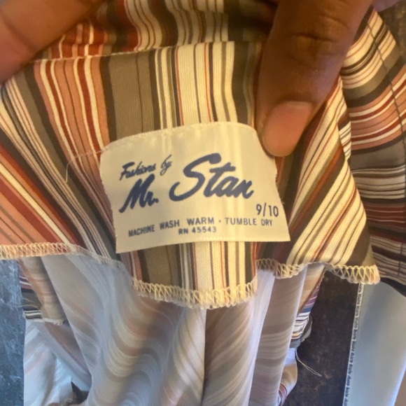 Mr. Stan Stripped Button Down Top - Picture 6 of 6